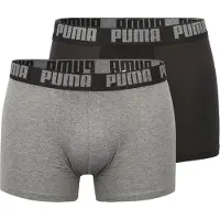 Puma Basic Boxers 2 Units Noir,Gris M Homme