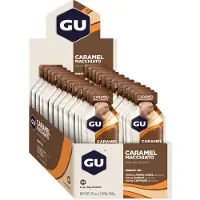 GÜ Energy Gels Box Caramel&macchiato 24 Units Marron