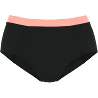 LASCANA Bas de bikini sport pêche / noir