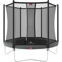 Berg Trampoline Favorit Regular GRI avec filet Comfort 270