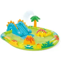 Intex Inflatable Water Games Centre Dinosaur Water Jets 191x152x58 Cm Multicolore