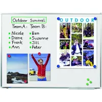 Legamaster Tableau blanc PREMIUM PLUS - acier émaillé - l. 1000 x H 750 mm - avec auget