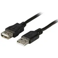 EFB Elektronik K5220SW.5 USB2.0 Verlängerungskabel A-A,St.-Bu.,5,0m,sw,Premium