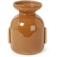 Broste Copenhagen Vase Vera marron Ø21cm