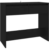 vidaXL Table console Noir 89x41x76,5 cm Acier