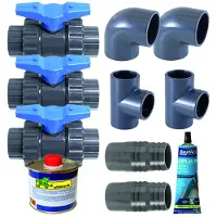 Ubbink Accessoires de piscine Ubbink, kit topothétes, 8711465046404