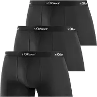s.Oliver Boxers noir / blanc