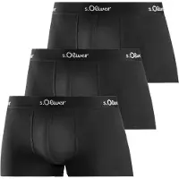 s.Oliver Boxers noir / blanc