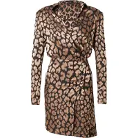 Karen Millen Robe-chemise beige foncé / noir