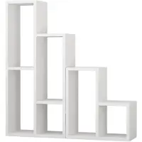 Decortie Sule Support moderne pour plantes Blanc polyvalent 42 x 20 x 89 cm