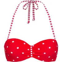 s.Oliver Hauts de bikini 'Audrey' rouge feu / blanc