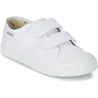 Victoria Baskets basses enfant BLUCHER LONA DOS VELCROS garcons - Blanc - 21