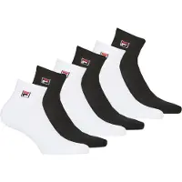 FILA Lot De 12 Paires De Chaussettes Courtes Fila : Lowcut Noir Et Blanc / 39-42