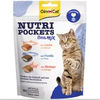 GimCat Nutri Pockets pour chat - Sea-Mix (3 x 150 g)