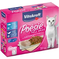 Vitakraft Poésie Délice pâtées au poisson multipack pour chat (6 x 85 g)