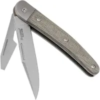 Lionsteel Jack 2 Green Canvas Micarta JK2 CVG couteau de poche