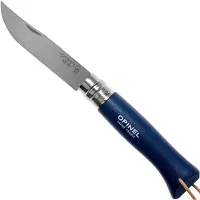 Opinel No. 08 Baroudeur, couteau de poche bleu
