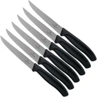 Victorinox Swiss Classic Steak and Pizza Knife Set, 6 Pieces