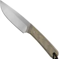 The James Brand Couteau The Hell Gap - OD Green / Stainless / Micarta / Straight