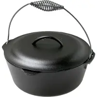 Lodge Dutch Oven avec poignée en spirale L10DO3, volume environ 6,6 L