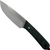 The James Brand Couteau The Hell Gap - Black / Stainless / Micarta / Straight