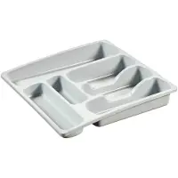 Curver Ramasse-couvers Luna 6 Cases, Range-couverts, Gris