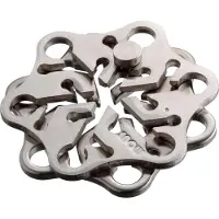 Adlibris énigme neige coulée zinc/aluminium-argent