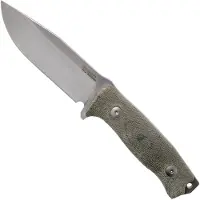 Lionsteel M5 CVG Green Canvas Micarta couteau de survie