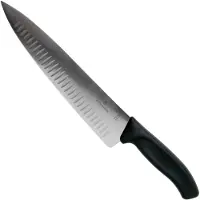 Victorinox SwissClassic 6.8023.25G couteau à viande avec alvéoles 25 cm, noir