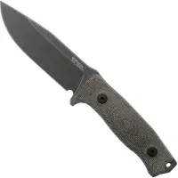 Lionsteel M5B CVG Green Canvas Micarta couteau de survie