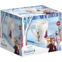 Creative Craft Group 2 Tasse zum Bemalen, Tasse, Blanc, Multicolore