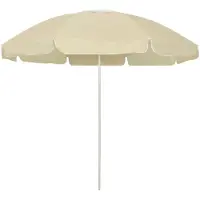 vidaXL Parapluie de plage Sand Yellow 240 cm