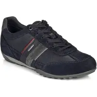 Geox U well Chaussures de loisirs pour hommes Lacets noirs, Taille:43 EU