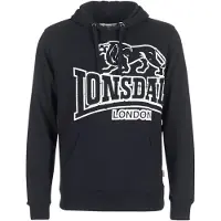Lonsdale Pull-over 'Tadley' noir / blanc