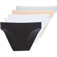 Dim Culottes & slips ECODIM COTON X 5 femmes - Noir - FR 40 / 42