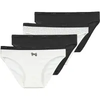 Dim Culottes & slips POCKETS COTON STRETCH X4 femmes - Noir - FR 44 / 46
