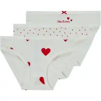 Petit Bateau Culottes & slips A00FP X3 filles - Blanc - 24 mois