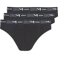 Dim Slips COTON STRETCH X3 hommes - Noir - T2