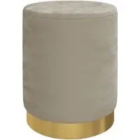 vidaXL Tabouret de rangement rond Gris foncé Velours 31 x 37 cm