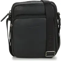 Lancaster Sacoche cuir vachette SOFT VINTAGE Noir