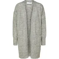 Selected Cardigan 'Lulu' gris chiné