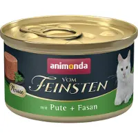 Animonda Vom Feinsten Vom Feinsten Mousse au dinde et faisan mousse pour chats 24x85g