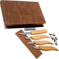 BeaverCraft S07 Basic Set of 4 Knives, set de gravure sur bois
