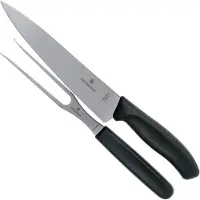 Victorinox SwissClassic 6.7133.2G set de 2 couteaux à trancher, noir
