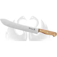 Due Cigni Due Cigny Tuscany 2C764-28OL couteau de boucher 28 cm bois d'olivier