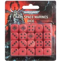Games Workshop Warhammer 40,000 ( 40k ) - Set De Dés Chaos Space Marines 86-62