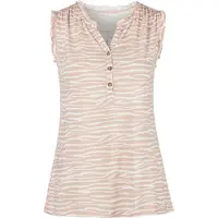 LASCANA T-shirt rose / blanc