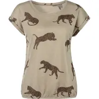 LASCANA T-shirt chamois / marron