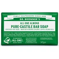 Dr. Bronner’s Almond Pure-Castile Magic Bar Soap 140 g Savon