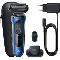 Braun 61-b1200s Shaver Argenté One Size / EU Plug 220V
